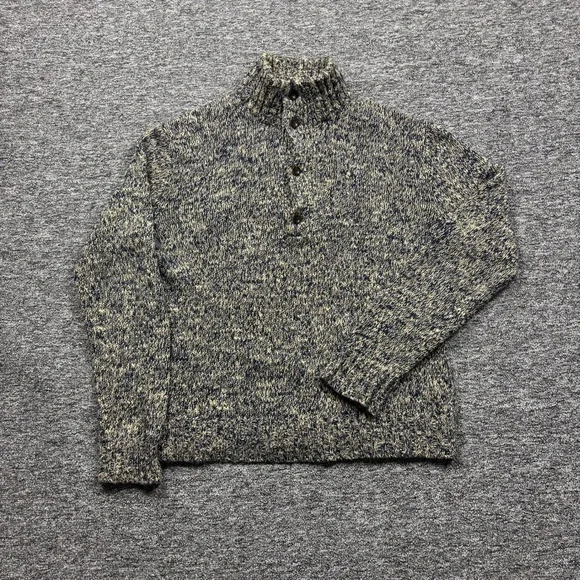 Vintage 2000s Polo Ralph Lauren Multicolor Mock Neck Knit Sweater Size Large