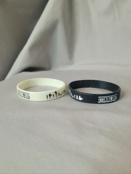 One Piece Anime Silicone Bracelets, YOU PICK!