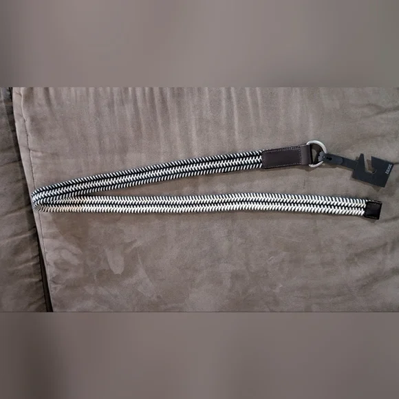 Express Black and White Men's Belt
