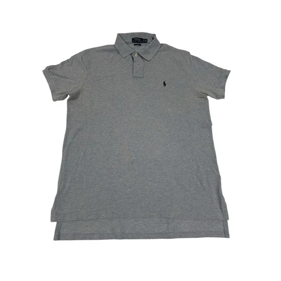 Polo Ralph Lauren Mens Custom‎ Fit Polo Blue Rugby Pony XL