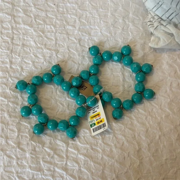 Turquoise Beaded Stretch Bracelet Set – NWT
