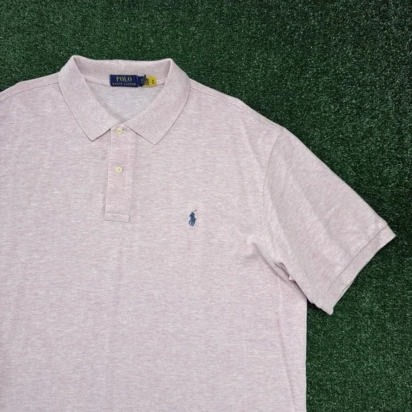 Polo Ralph Lauren Men's Short Sleeve Polo Shirt Size 2XB Pink