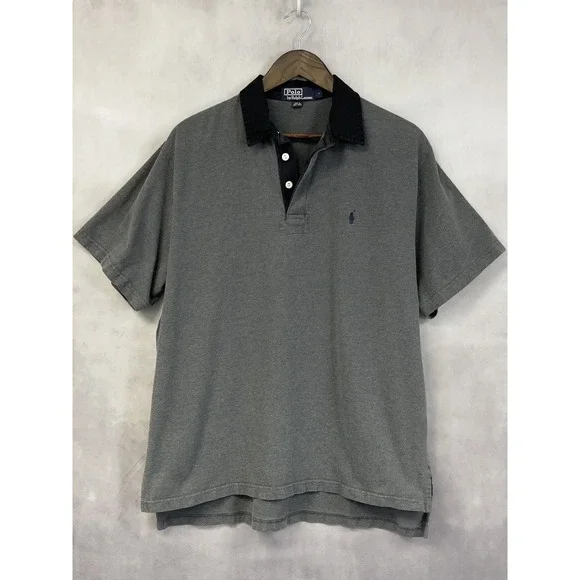 Polo Ralph Lauren Polo Shirt Men Large Preppy Cotton Classic Heritage Ivy League
