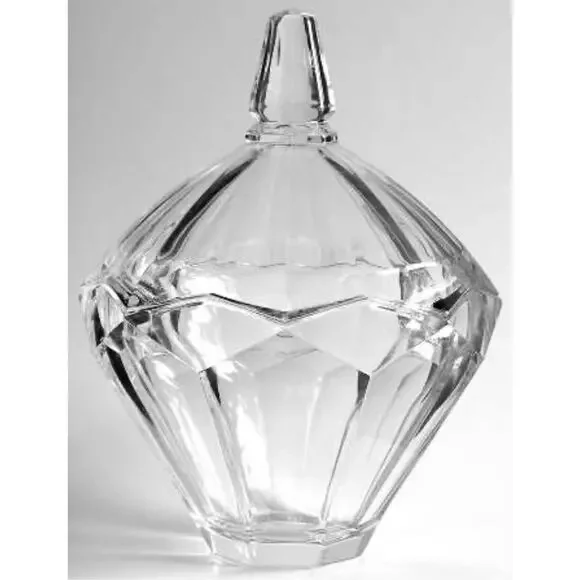 Lenox Carat Collection Crystal Candy Box &‎ Lid Discontinued Piece