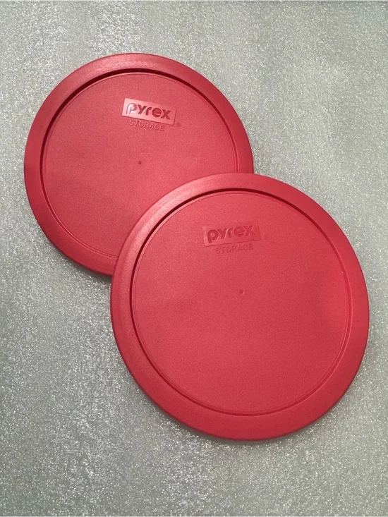7402-PC 6/7-Cup RED Food Storage Replacement Lid (2-Pack) - Made in USA
