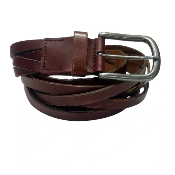 Banana Republic Braided Belt Medium Leather Brown