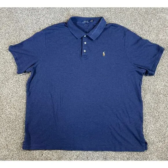 Polo Ralph Lauren Classic Fit Polo Shirt Men XXL Short Sleeve Big Pony