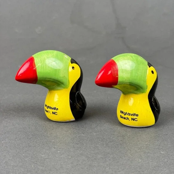 Toucan Salt and Pepper Shakers Wrightsville Beach