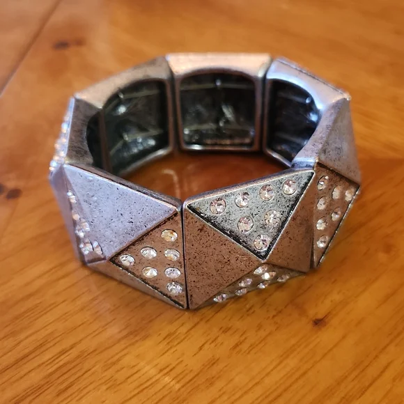 Silver Stretchy Bracelet, GUC