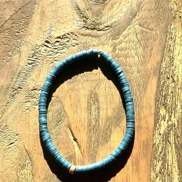 Blue Beaded Bracelet