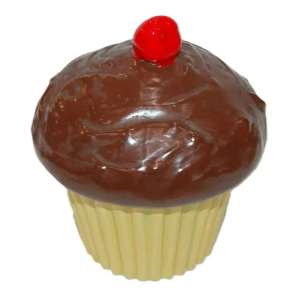 VINTAGE CERAMIC CHOCOLATE CUPCAKE 6