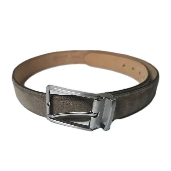 Rolando Bellagio Italian Leather Belt Men's Size 120 Brown Lake Como Italy