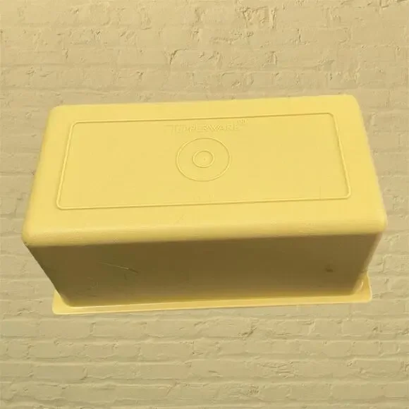Tupperware Harvest Gold Butter Cheese Container Replacement Lid Part 638 Vintage