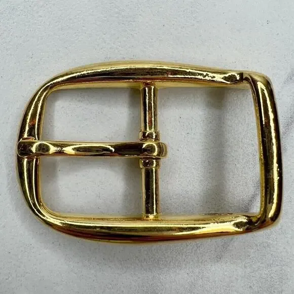 Vintage Gold Tone Simple Basic Belt Buckle for up to 1 Inch Belt