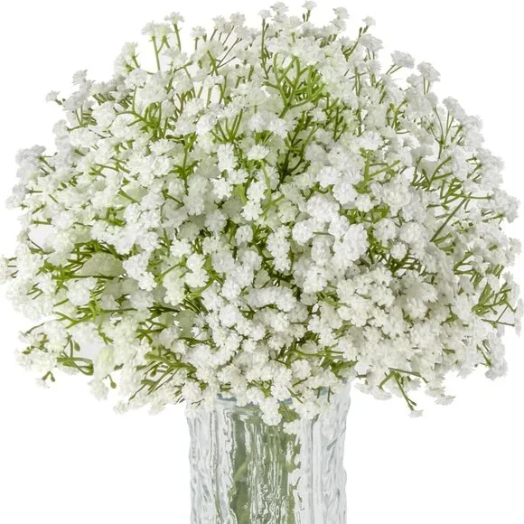 Large Lot of Baby's Breath Artificial Flowers 10 Pieces‎