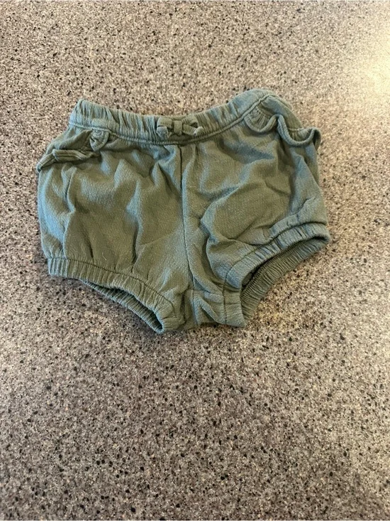 Carter's Olive Green Ruffle Diaper Cover