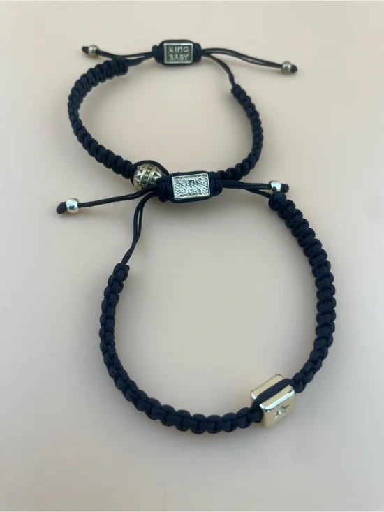 King Baby Studio Bracelet Set Adjustable Cord Stack Unisex