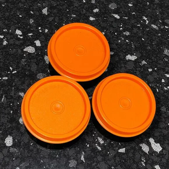 Tupperware 201 Orange Midget Seal Lid Replacement 2.25