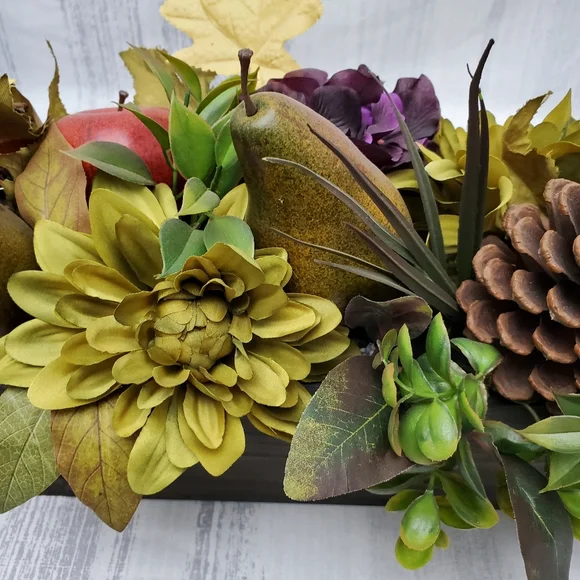 Rustic Fall Floral Arrangement Fruitful Wishes - B