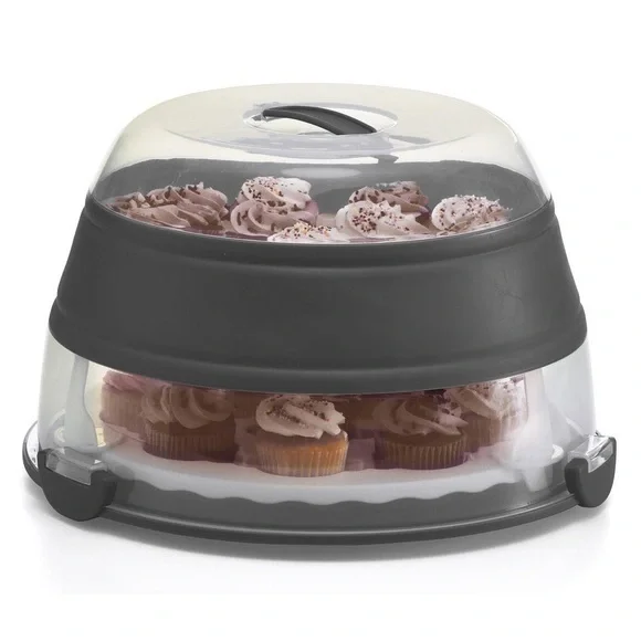 Progressive Prepworks Red Cupcake & Cake Carrier