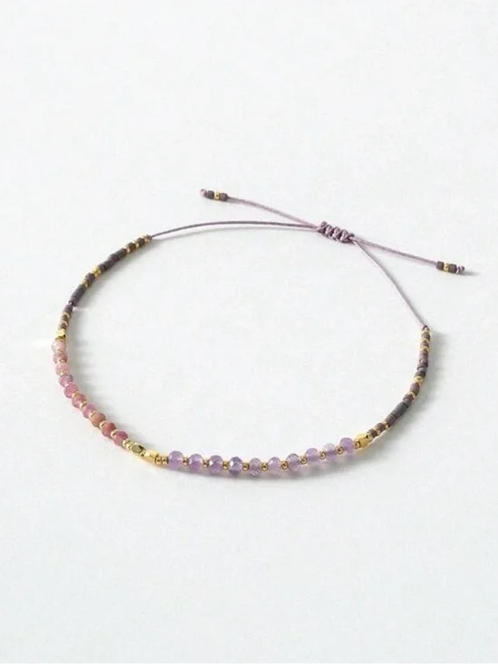 Boho beaded bracelet #2738