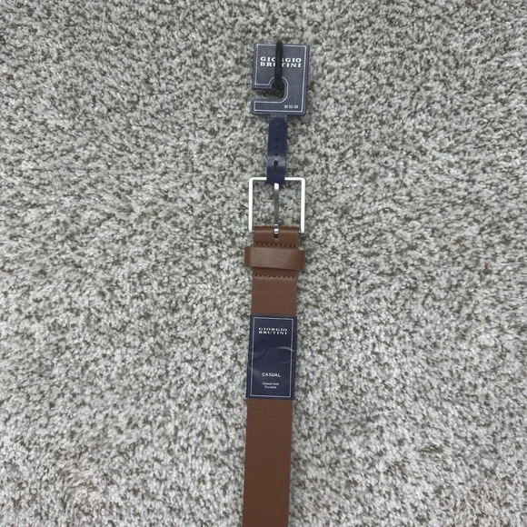 NEW Giorgio Brutini Belt Men's Size Medium 32-36 Durable Brown Casual Look Prep