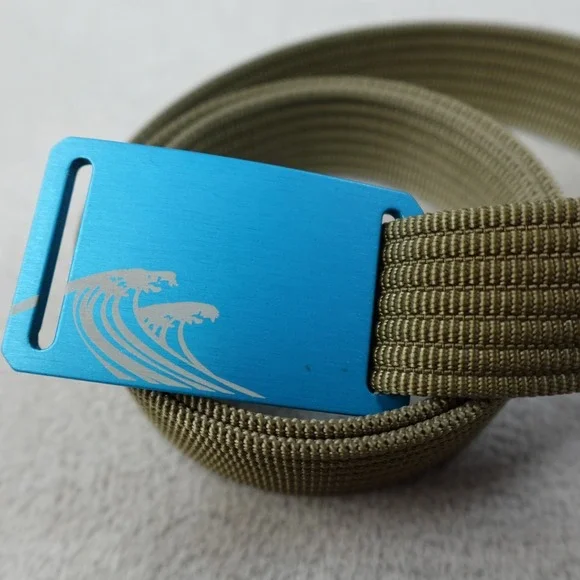 Grip6 Webbed Belt Tactical Nylon Green 1.5