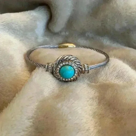 Turquoise designer bracelet