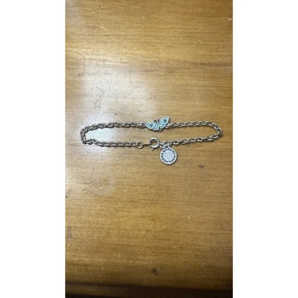Marc Jacob's Silver butterfly charm bracelet