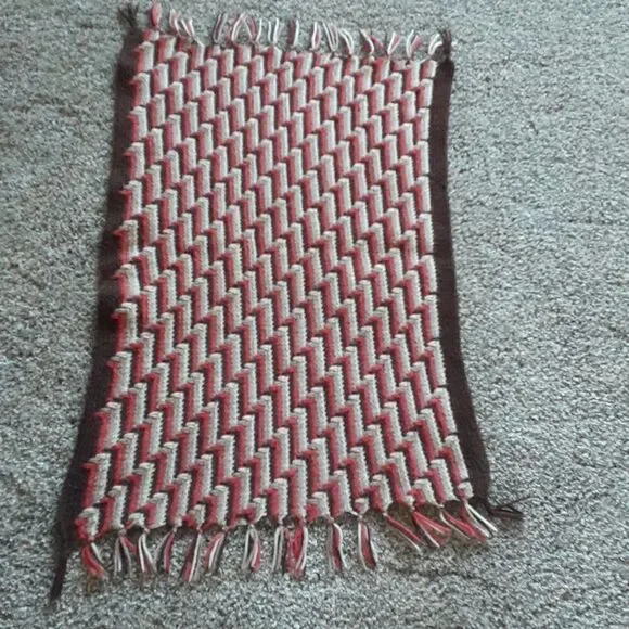 Beautiful Southwestern style crocheted blanket -19