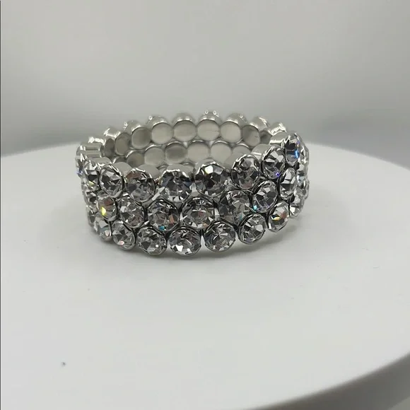 1320. Cara‎ New York Wraparound Crystal Bracelet