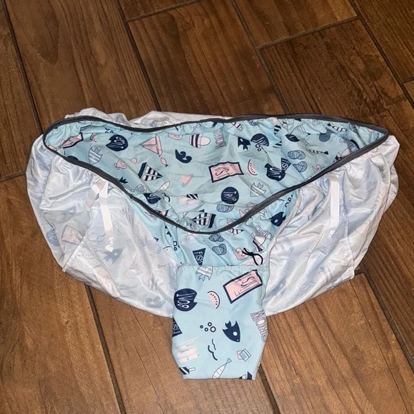 Kids Blue Patterned cart cover