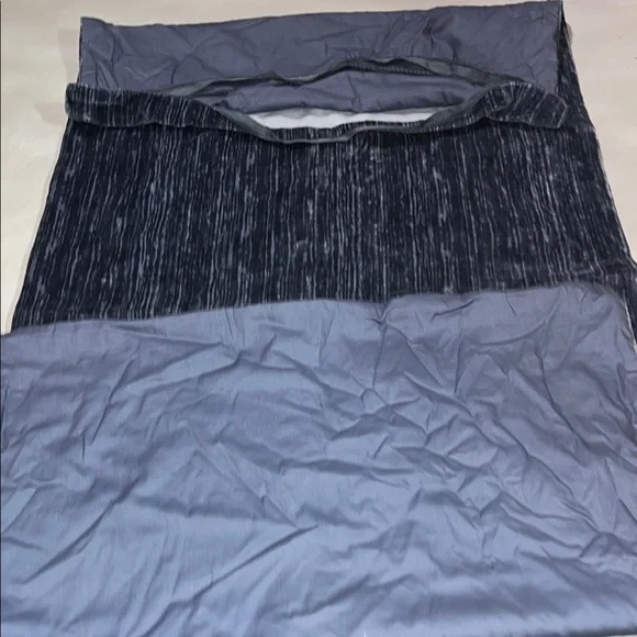 Source Unknown Blue Shades Long Bolster Pillow  Cover NWOT