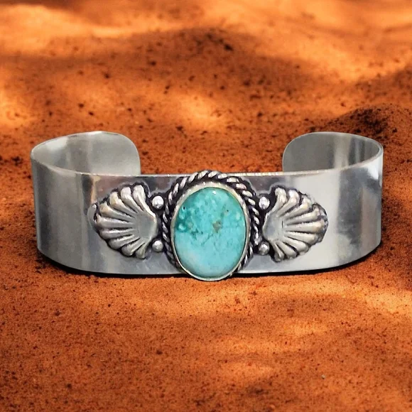 TURQUOISE CUFF BRACELET 7-7.5