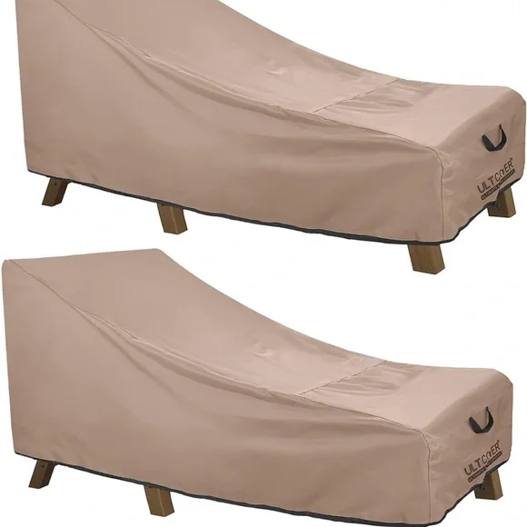 ULTCOVER Waterproof Patio Lounge Chair Cover Heavy Duty Outdoor Chaise Lounge