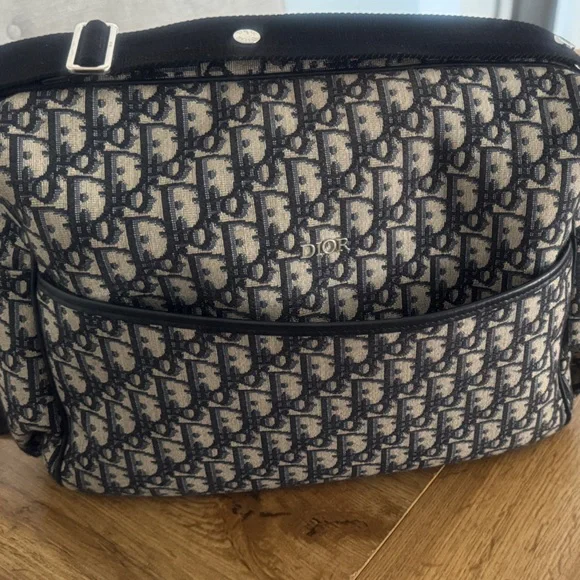 Dior diaper bag