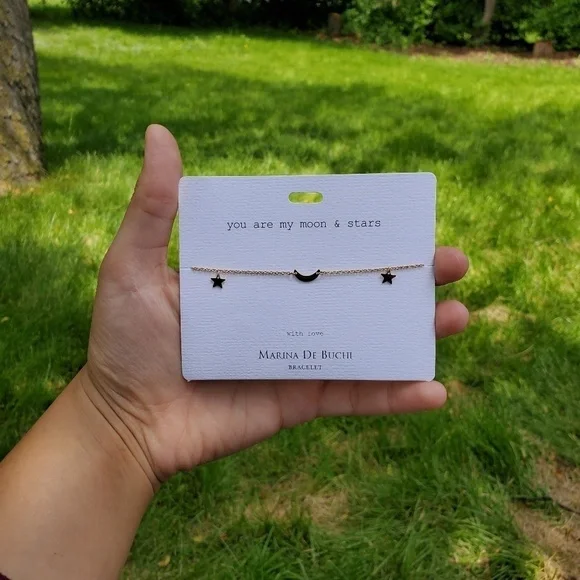Marina De Buchi you are my moon & stars bracelet