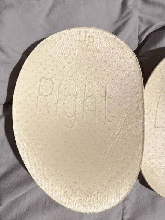 Unbranded Cream Oval Comfort Cushion Inserts - Pair