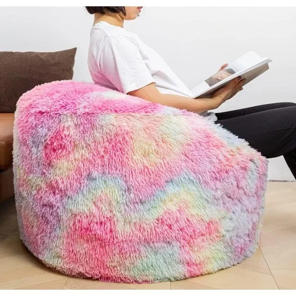 NEW Storage Bean Bag Chairs Cover NO Filler Bean Bag 31x20 Inch Soft Washable