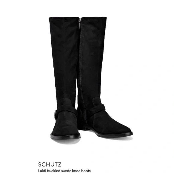 Schultz | ‘Luidi’ Suede‎ Tall Boot