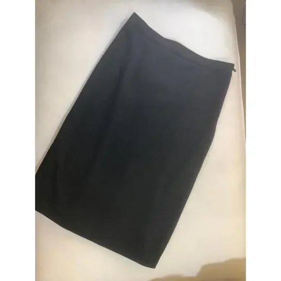 Moschino Black Pencil Straight Skirt Office Classic Italy Dressy 4 Cheap  Chic