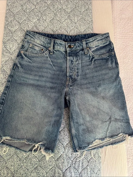 H&M Baggy Bermuda Shorts Denim