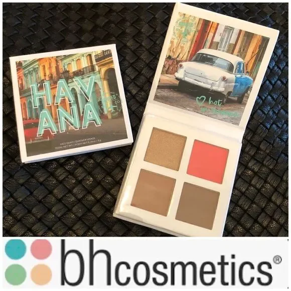 BH COSMETICS - NWT -🎉HP🎉Set of 2 Hot in Havana Face Quad. So Cute & Versatile