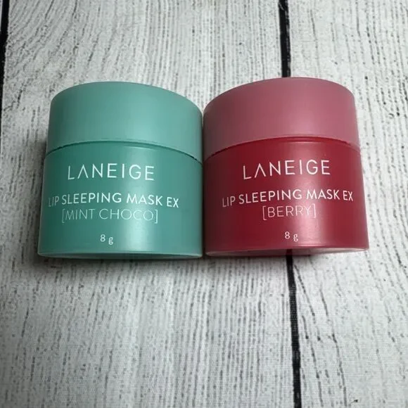 LANEIGE Lip Sleeping Mask EX  SET OF 2 BERRY & MINT CHOCO