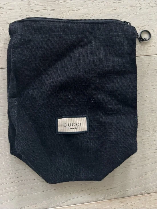 Gucci Beauty makeup bag zippered toiletries