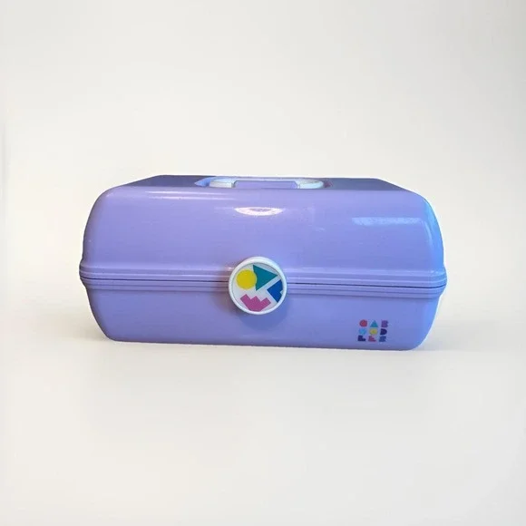 Vintage Rare Caboodles Lilac Purple Makeup Case 12