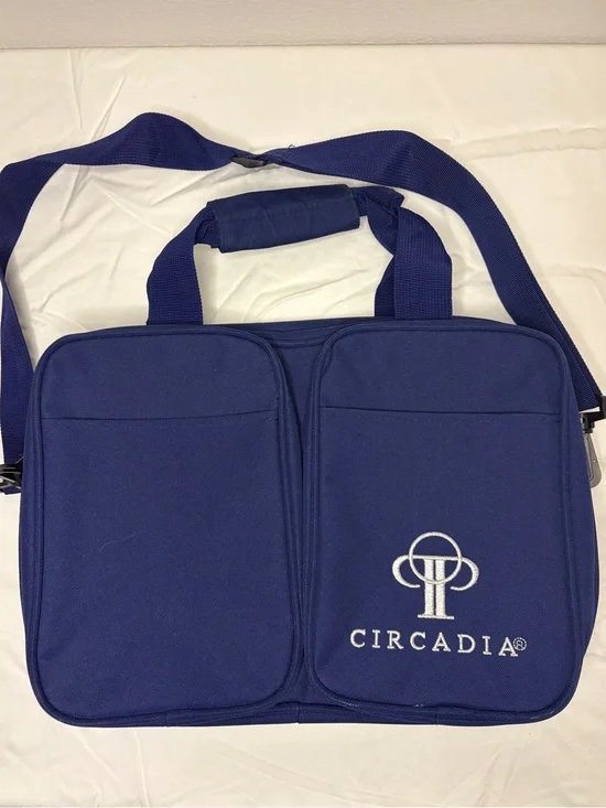 Circadia Royal Blue Cosmetic Travel Case with Dual Front Pockets