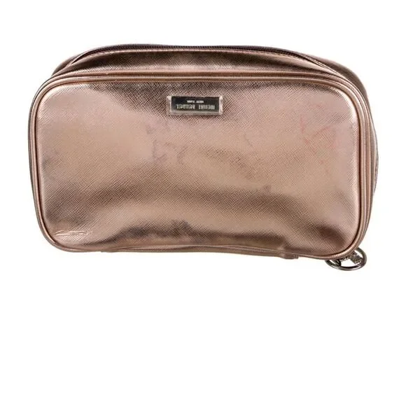 Henri Bendel Travel Jewelry Zip  Case - rose gold