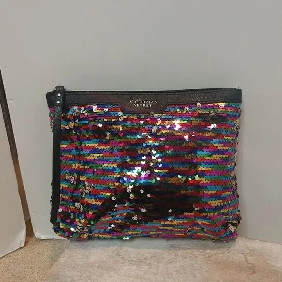 Victoria's Secret Sequined Makeup Bag