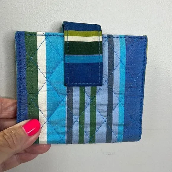 Vera Bradley Caribbean Square Slim Wallet